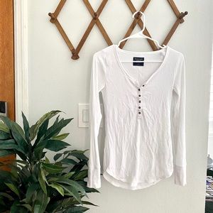 Soft Long Sleeve Henley Top